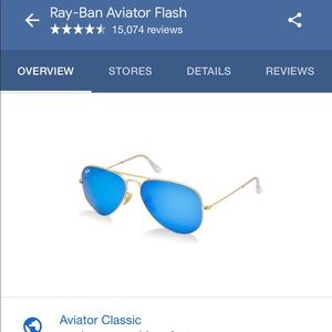 Ray Ban Aviator Flash